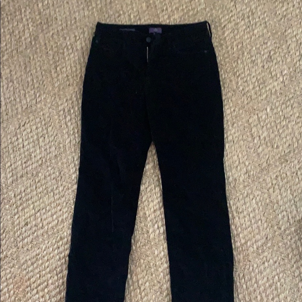 Black courdoury pants